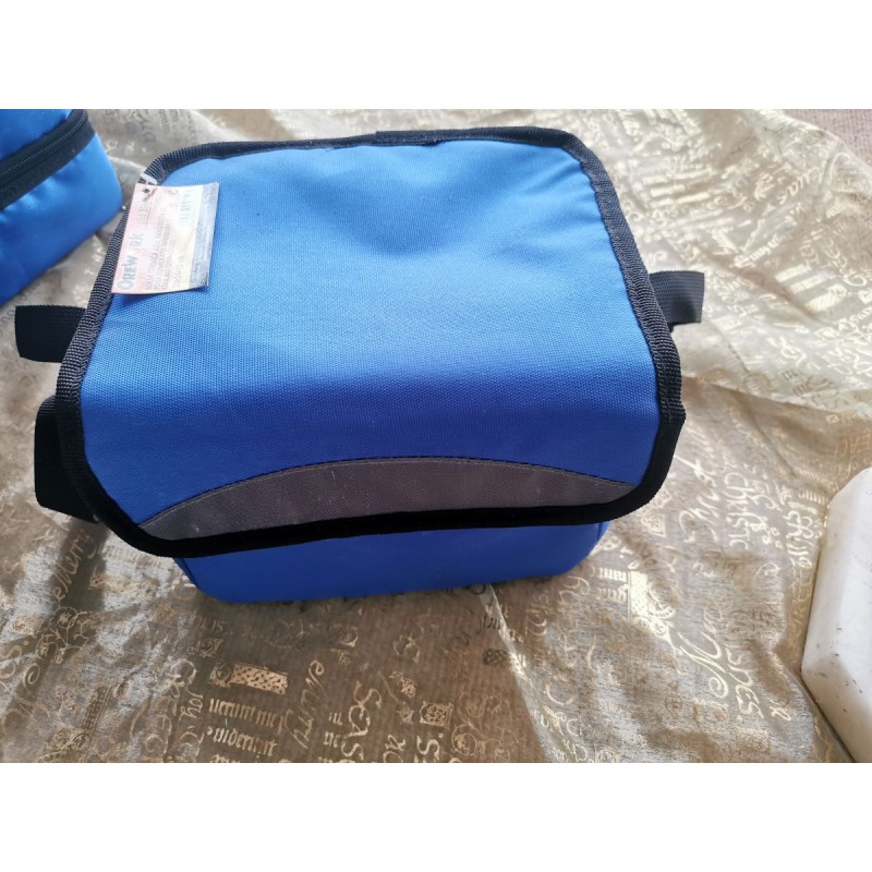 BOLSA TERMICA AZUL BANDOLERA