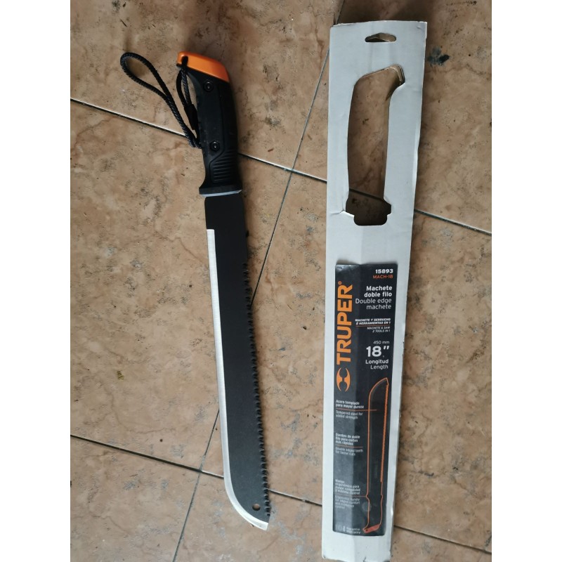 Machete de doble filo - 46 cm