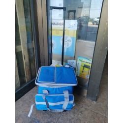 Nevera bolsa termica 38 l azul troley